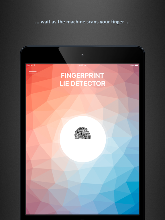 Fingerprint Lie Truth Detector Prank screenshot 4
