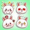 Stupid Bunnys / Crazy Rabbits Stickers