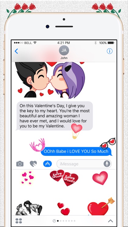 Valentine's Day Emojis & Stickers For iMessage