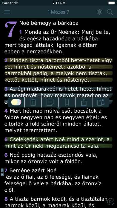 Szent Károli Biblia - Audio Hungarian Holy Bible screenshot 2