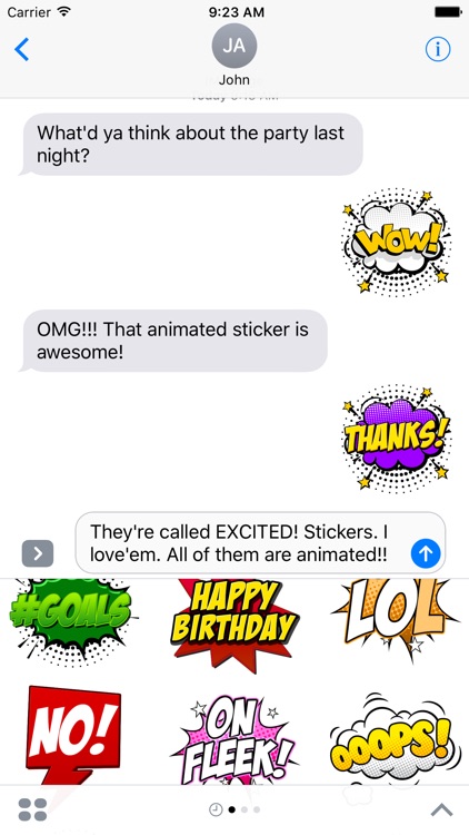 Excited! - Animated Stickers