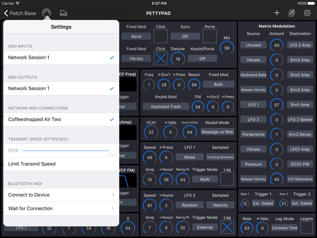 Novation Xio Patch Editor