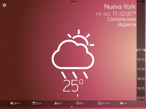 Weather Book for iPad screenshot 3