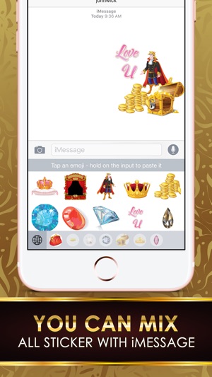 Luxury Emoji Stickers Keyboard Themes ChatStick(圖3)-速報App