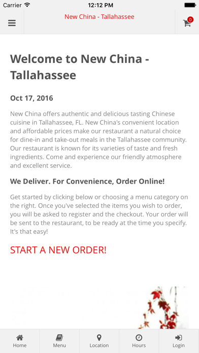 How to cancel & delete New China - Tallahassee from iphone & ipad 1