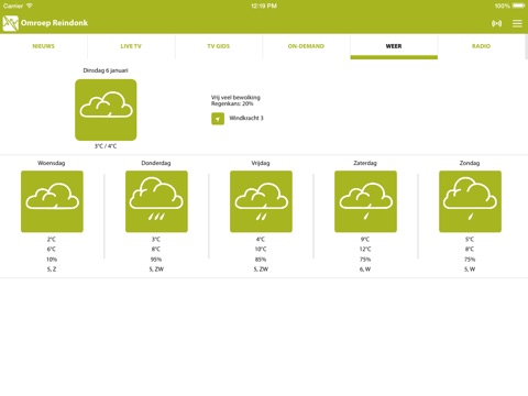 Omroep Reindonk screenshot 2