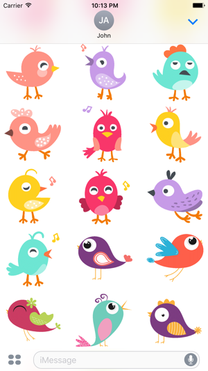 Funny Birds Animated Stickers(圖1)-速報App