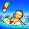 Catch the wind with kite and surf