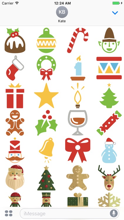 Merry Christmas Stickers Pack for iMessage
