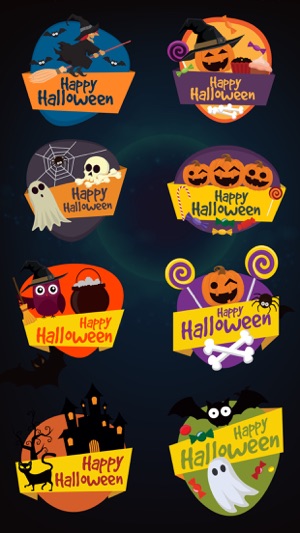 Happy Halloween Stickers for iMessage app(圖1)-速報App