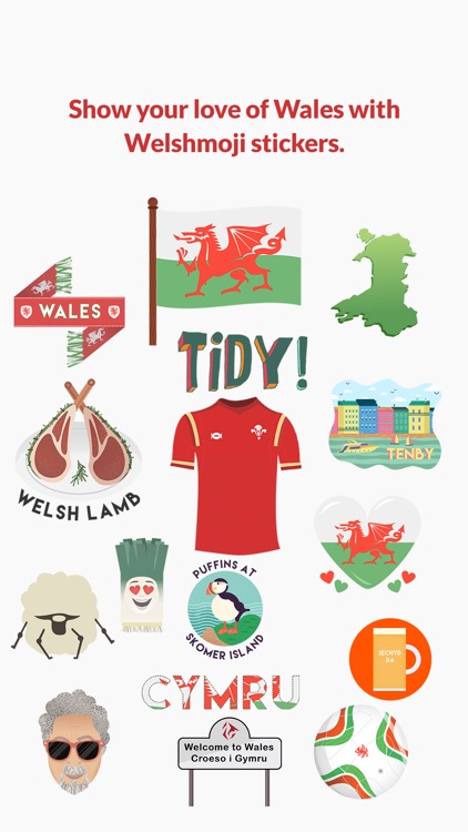 Welshmoji - Welsh emoji-stickers!