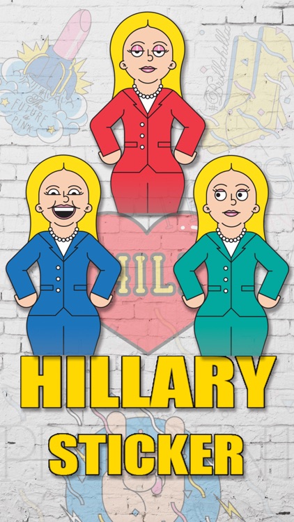 Hillary Clinton Emoji Sticker screenshot-4