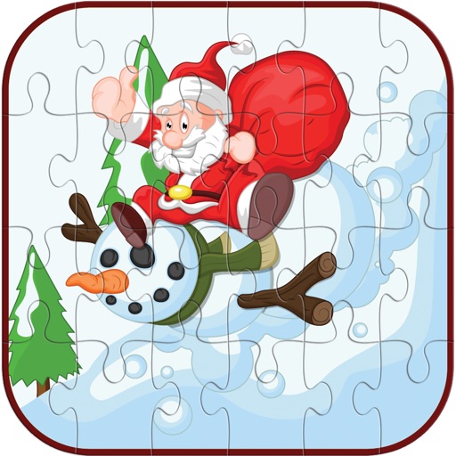 Christmas Jigsaw Puzzles Game Free Fun For Kids icon