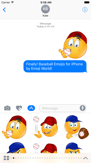 Baseball Emoji Stickers(圖4)-速報App