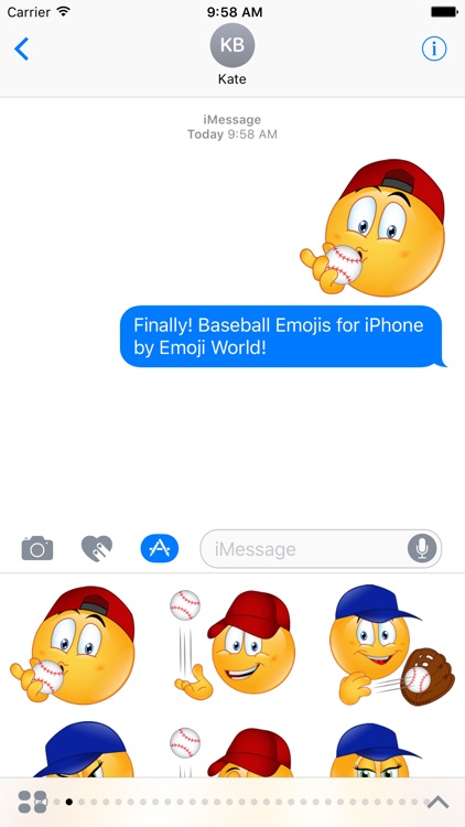 Baseball Emoji Stickers screenshot-3