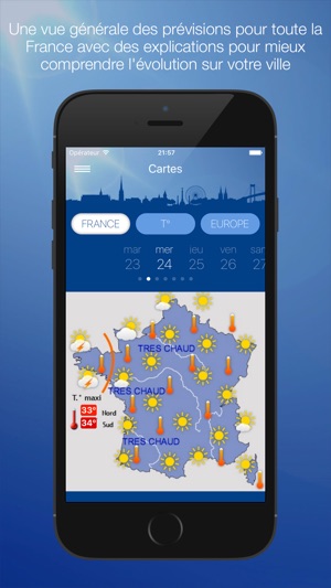 Météo Bordeaux(圖3)-速報App