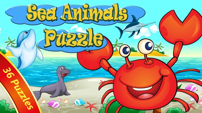 Sea Animals Puzzle for toddler(圖1)-速報App