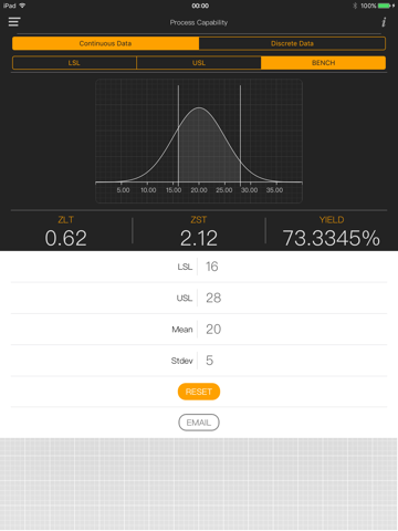 Lean Six Sigma Calculator screenshot 2