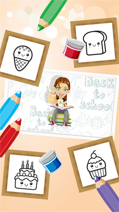 How to cancel & delete Cake Candy Colorbook Educational Coloring Game for Kids & Toddlers from iphone & ipad 1