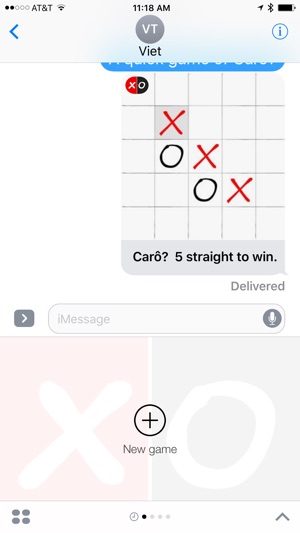 Carô - A Turbo-charged Tic Tac Toe for i