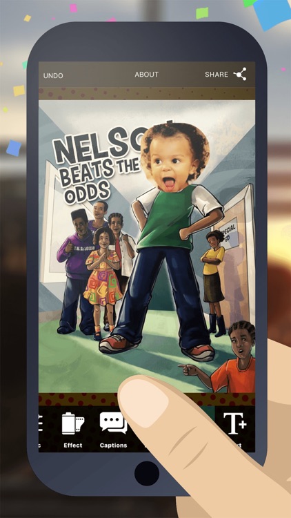 Nelson Beats The Odds Comic Creator