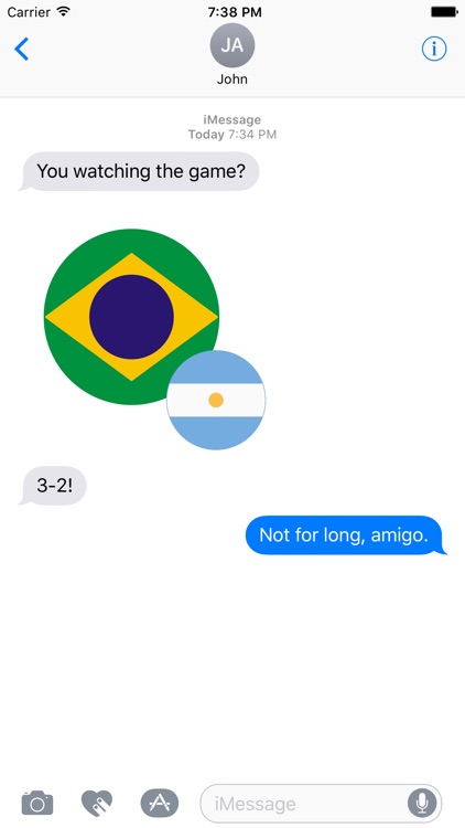 World Flag Stickers for iMessage