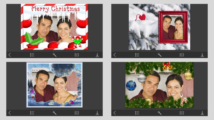 Holiday Christmas Photo Frames - Magic Frames screenshot-3