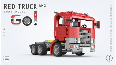 How to cancel & delete Red Truck Mk2 for LEGO - Building Instructions from iphone & ipad 1