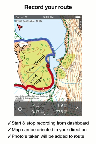 Topo GPS Great Britain screenshot 4