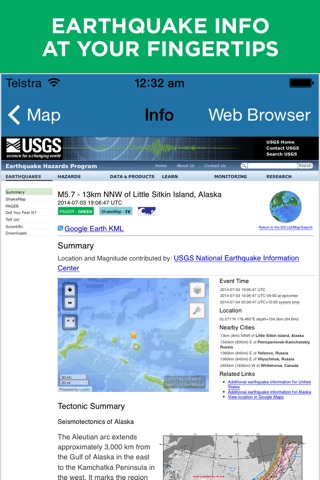 Earthquake+ Alerts, Map & Info screenshot 4