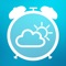 Create three custom alerts for sunny days, rainy days or any other weather conditions to suit your needs