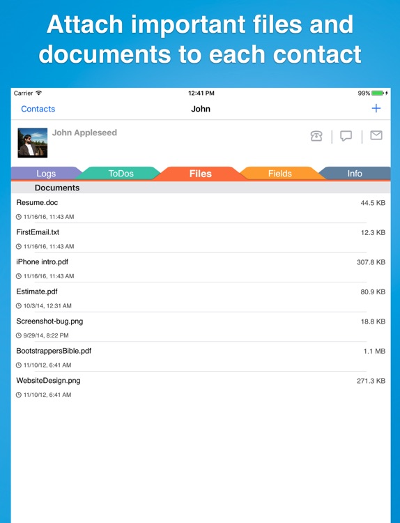 contacts journal crm lite