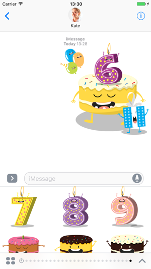 Birthday Pack - Stickers for iMessage(圖1)-速報App