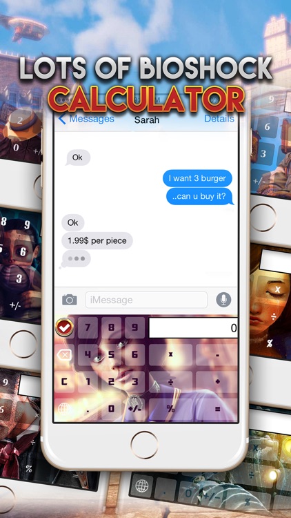 Calculator Keyboard Skin Themes “ for Bioshock ”