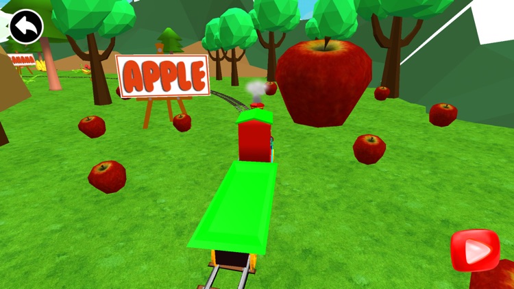 Fruits & Vegetables Train Driving Game For Kids