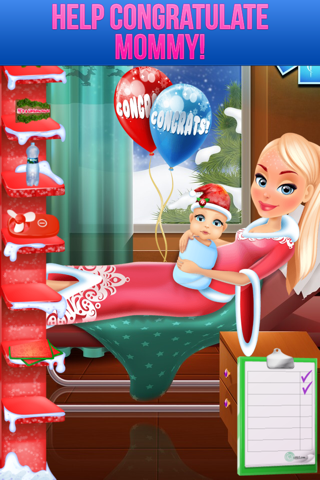 Mommy Christmas Baby - Holiday Salon & Kids Games screenshot 4
