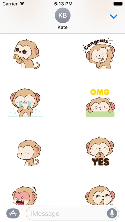 Animated Cheaky Monkey