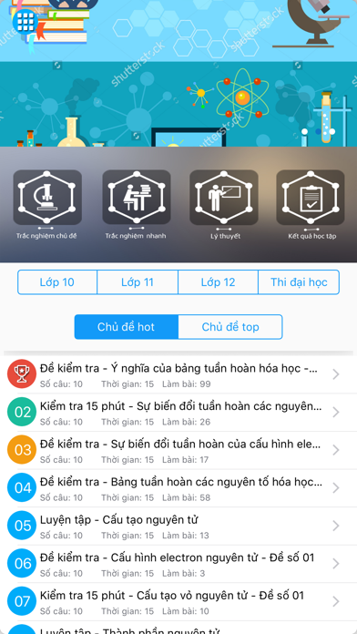 Chem Learning - Hóa học trong tầm tay screenshot 2