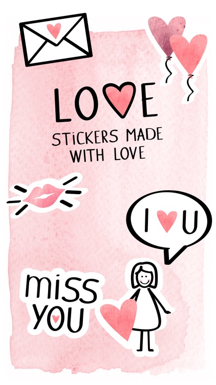 Love – Stickers made with love