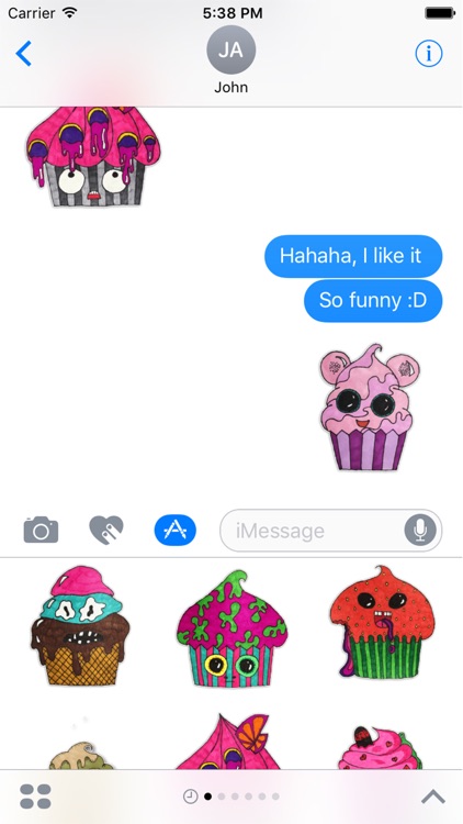 Crazy Muffins Emoji Stickers - for iMessage