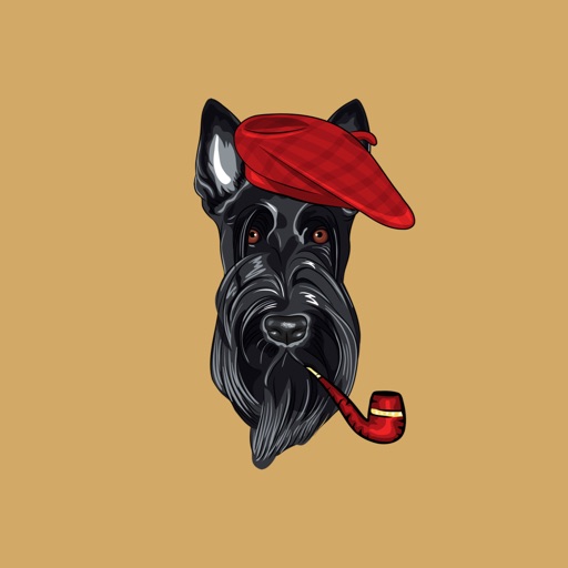 Hipster Dogs - Redbubble sticker pack icon