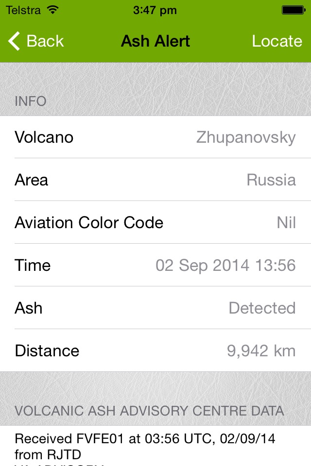 Volcanoes: Map, Alerts & Ash screenshot 4