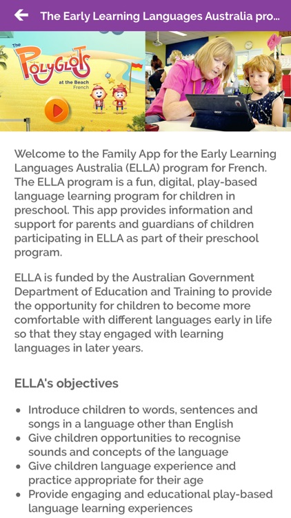 Ella Family App French By Education Services Australia Ltd