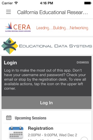 CERA 2016 screenshot 2