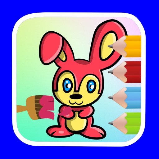 Game Drawing The Rabbit for Family Coloring