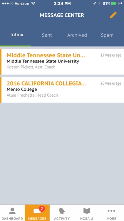 NCSA Athletic Recruiting
