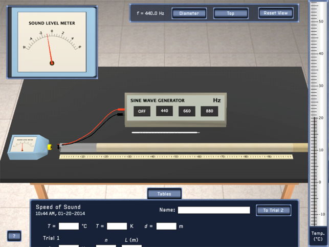 HSVPL Speed of Sound