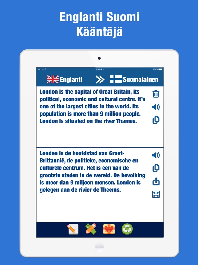 Suomi Englanti Kääntäjä & Sanakirja App Storessa