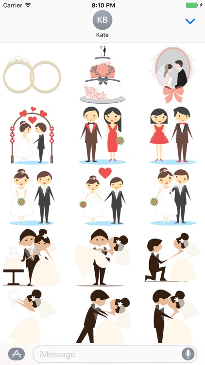 Wedding sticker