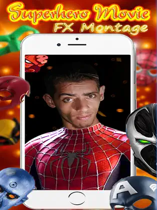 Skærmoptagelse 3 Make Me Super Hero (Sticker Camera) iphone